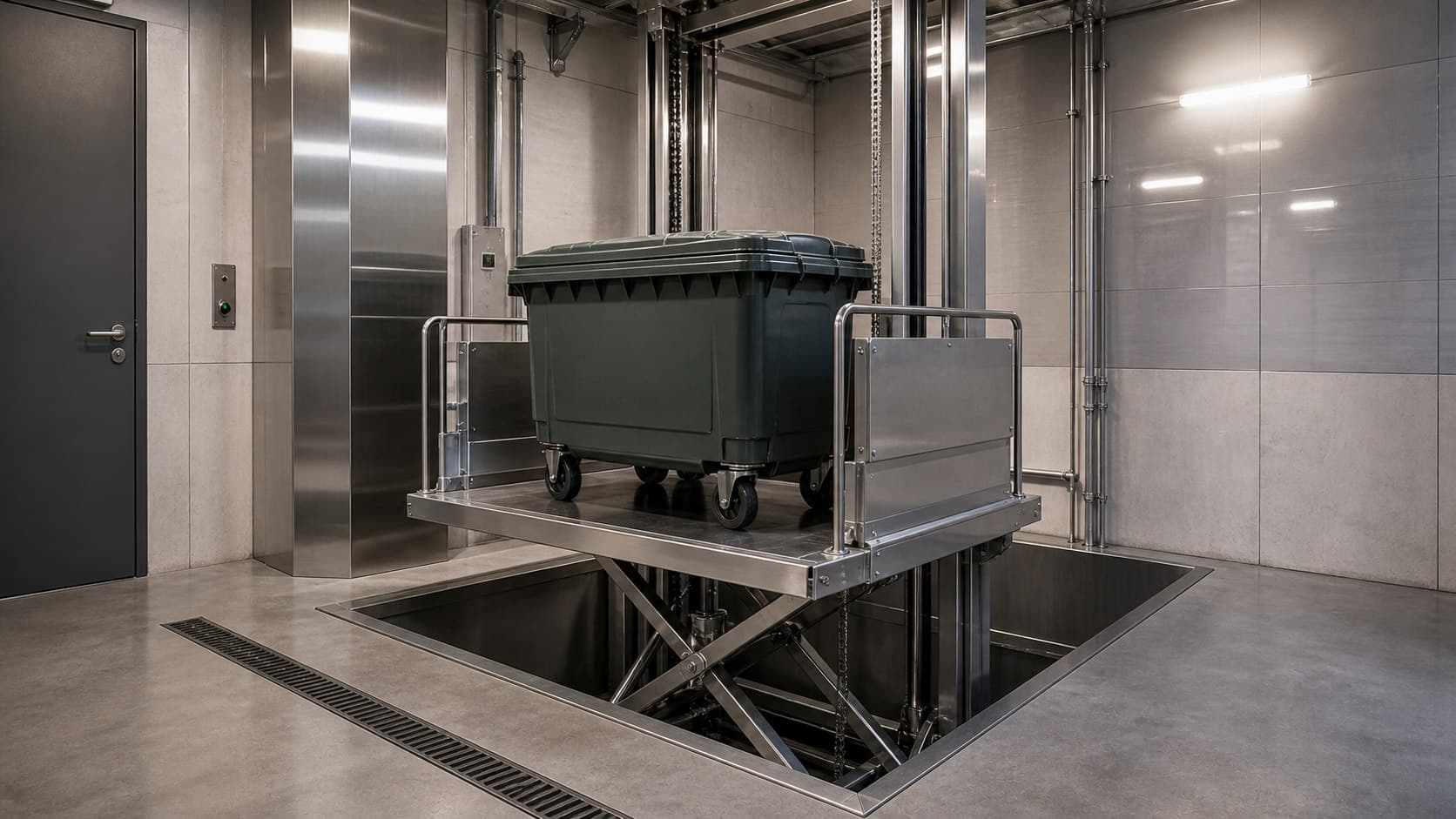 Подъёмник для ТБО TL Waste Lift